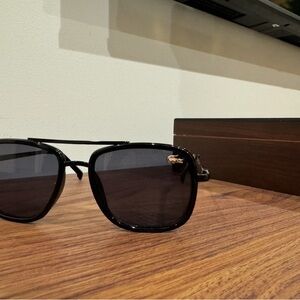Lacoste Black Sunglasses for Men 55mm